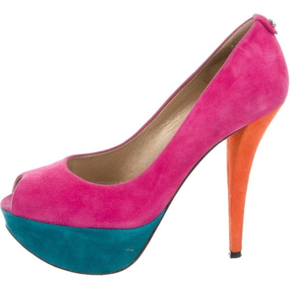 Stuart Weitzman Colorblock Pump - image 1